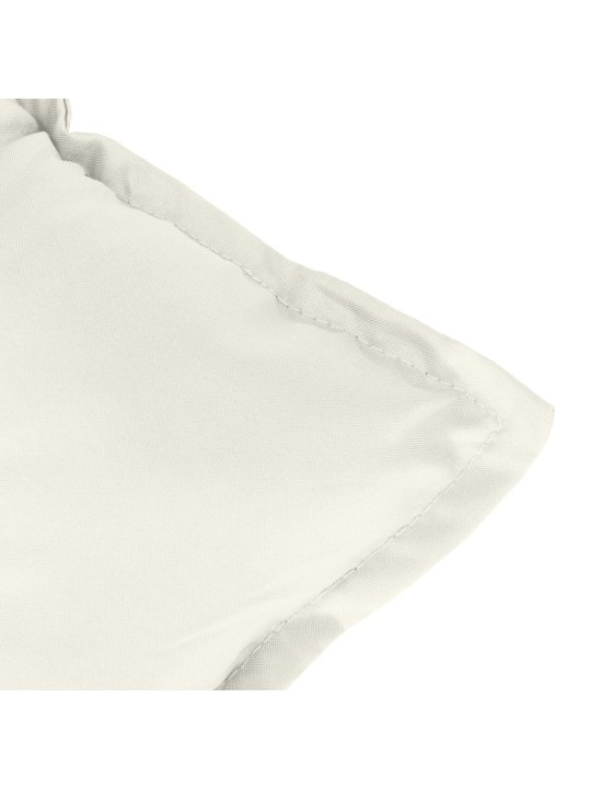Dārza sola matrači, 2 gab., 100x50x7 cm, audums, krēmkrāsas