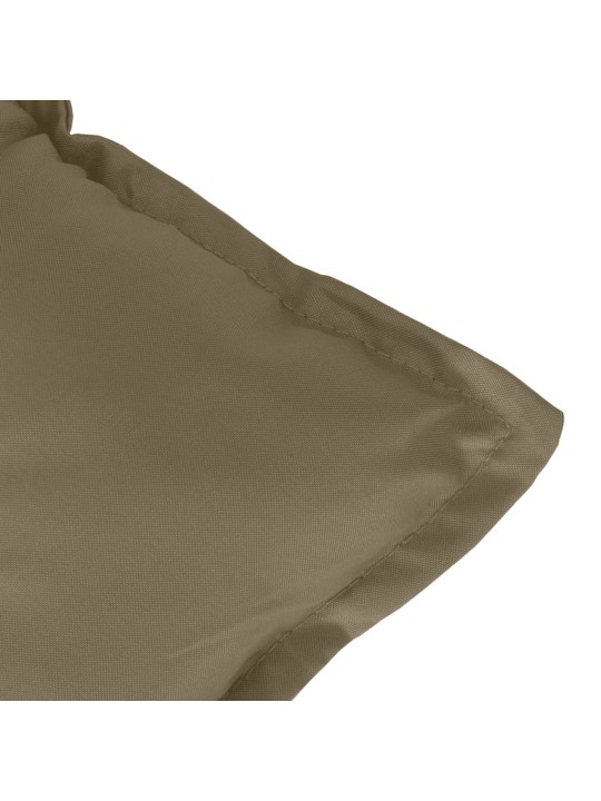 Dārza sola matrači, 2 gab., 120x50x7 cm, audums, pelēkbrūns