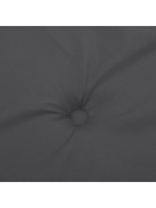 Dārza sola matrači, 2 gab., 180x50x7 cm, audums, antracītpelēks