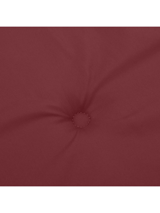 Dārza sola matrači, 2 gab., 180x50x7 cm, audums, vīnsarkans