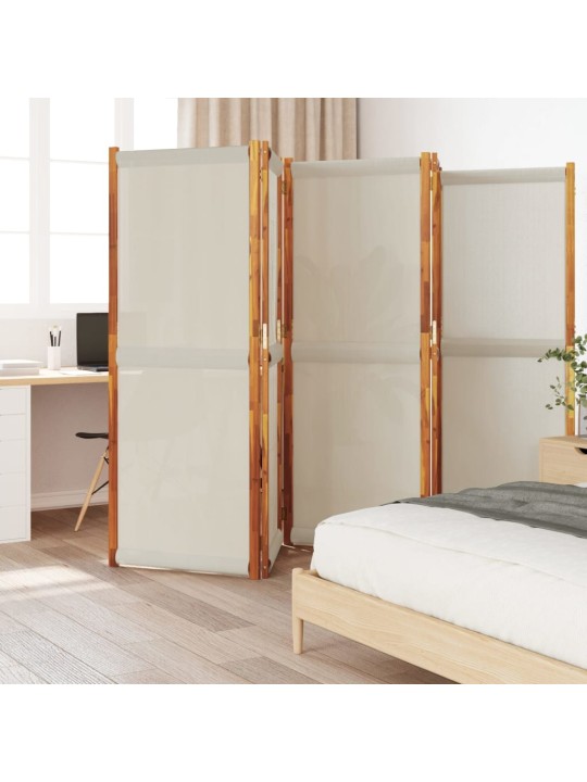 5-paneļu istabas aizslietnis, 350x180 cm, gaiši pelēks