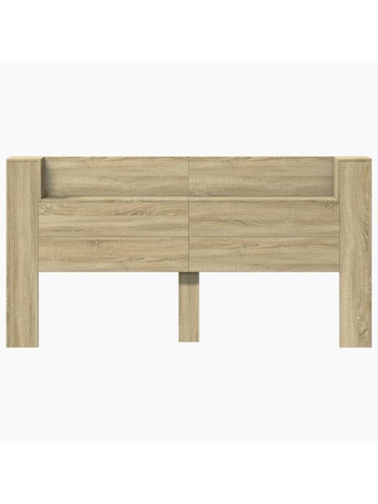 Galvgaļa skapis ar led, ozolkoka krāsa, 200x16,5x103,5 cm