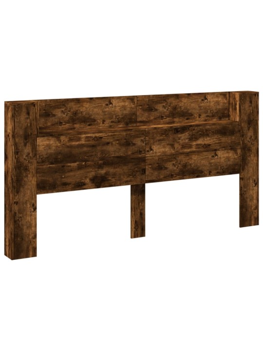 Galvgaļa skapis ar led, ozolkoka krāsa, 200x16,5x103,5 cm