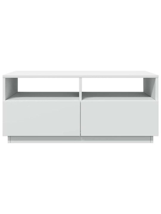 Kafijas galdiņš ar led, balts, 90x49x40 cm