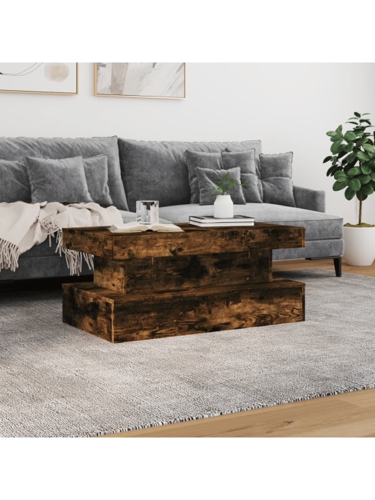 Kafijas galdiņš ar led, ozolkoka, 90x50x40 cm