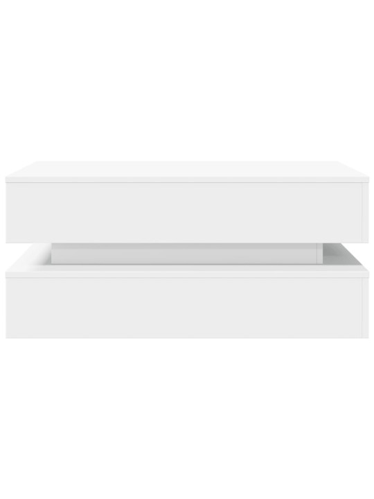 Kafijas galdiņš ar led, balts, 90x50x40 cm