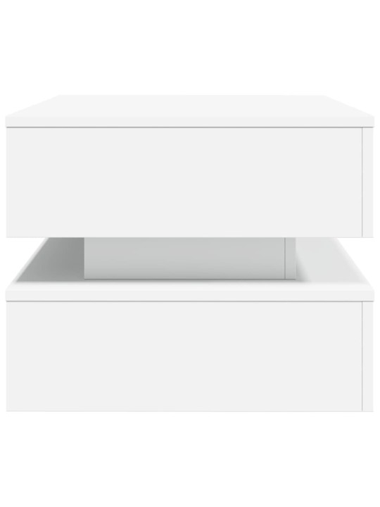 Kafijas galdiņš ar led, balts, 90x50x40 cm