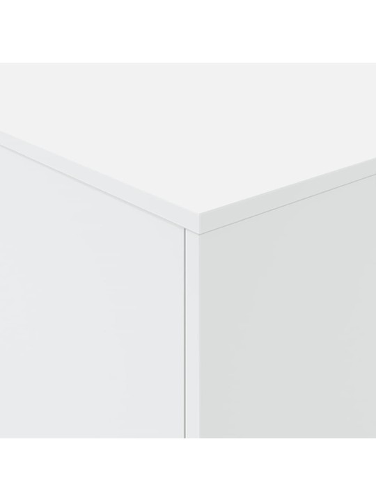 Kafijas galdiņš ar led, balts, 90x50x40 cm