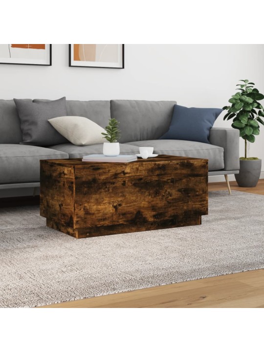 Kafijas galdiņš ar led, ozolkoka, 90x50x40 cm