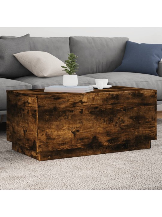 Kafijas galdiņš ar led, ozolkoka, 90x50x40 cm