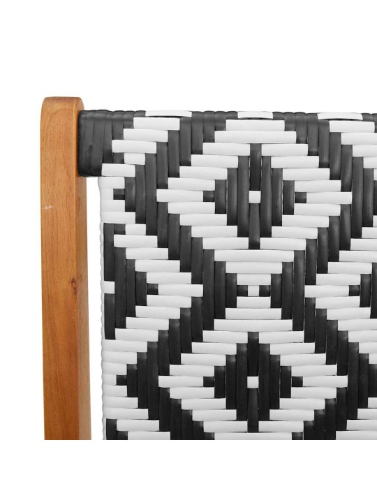 Dārza mēbeles balts 122 x 78 x 73cm akācijas masīvkoks