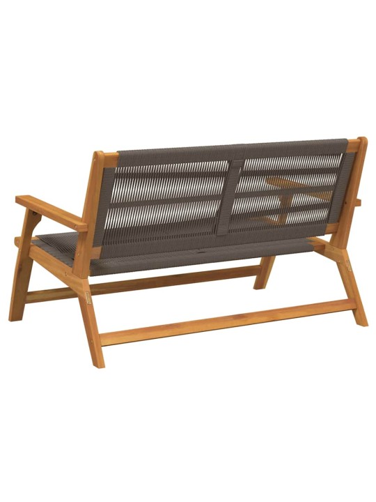 Dārza mēbeles pelēka 78 x 122 x 73cm akācijas masīvkoks