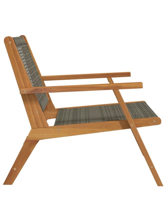 Dārza mēbeles 2 pcs pelēka 67 x 78 x 73cm akācijas masīvkoks