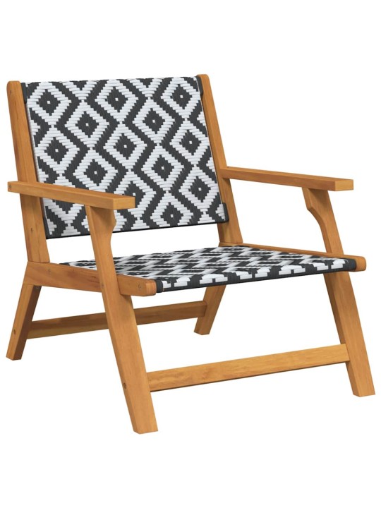 Dārza mēbeles 2 pcs balts 67 x 78 x 73cm akācijas masīvkoks