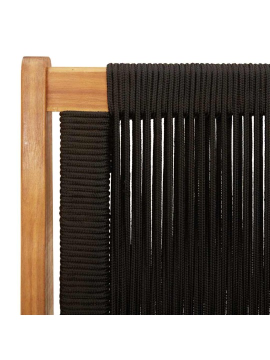 Dārza mēbeles 2 pcs melna 78 x 67 x 73cm akācijas masīvkoks