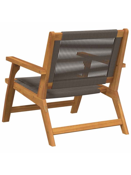 Dārza mēbeles 2 pcs pelēka 78 x 67 x 73cm akācijas masīvkoks