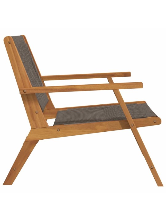 Dārza mēbeles 2 pcs pelēka 78 x 67 x 73cm akācijas masīvkoks