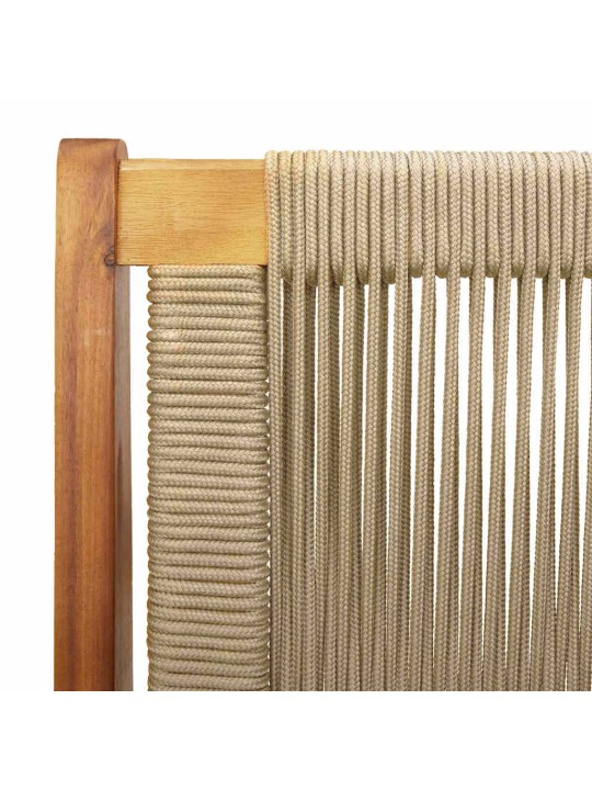 Dārza mēbeles 2 pcs bēša 78 x 67 x 73cm akācijas masīvkoks