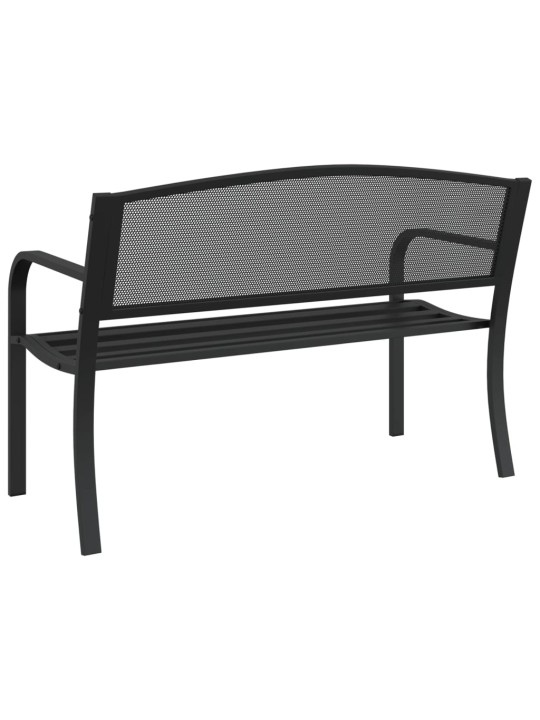 Dārza sols, 119 cm, melns tērauds