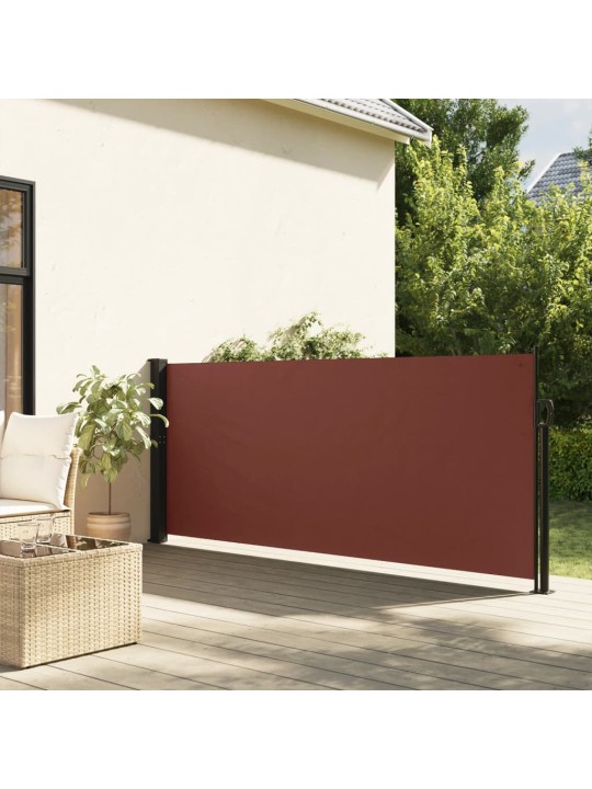 Izvelkama sānu markīze, brūna, 140x300 cm