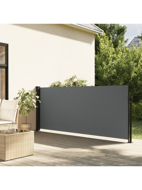 Izvelkama sānu markīze, antracītpelēka, 140x300 cm