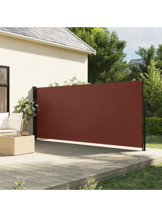 Izvelkama sānu markīze, brūna, 160x300 cm