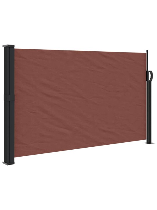 Izvelkams sānu markīze, brūna, 120x500 cm