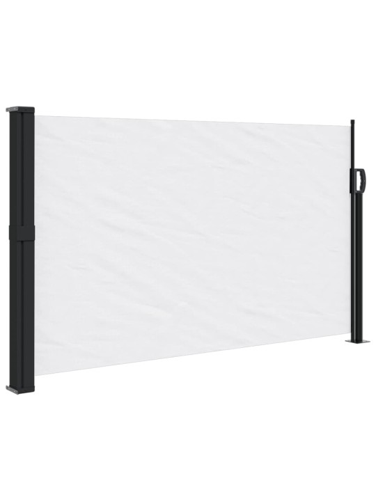 Izvelkams sānu markīze, balta, 120x500 cm