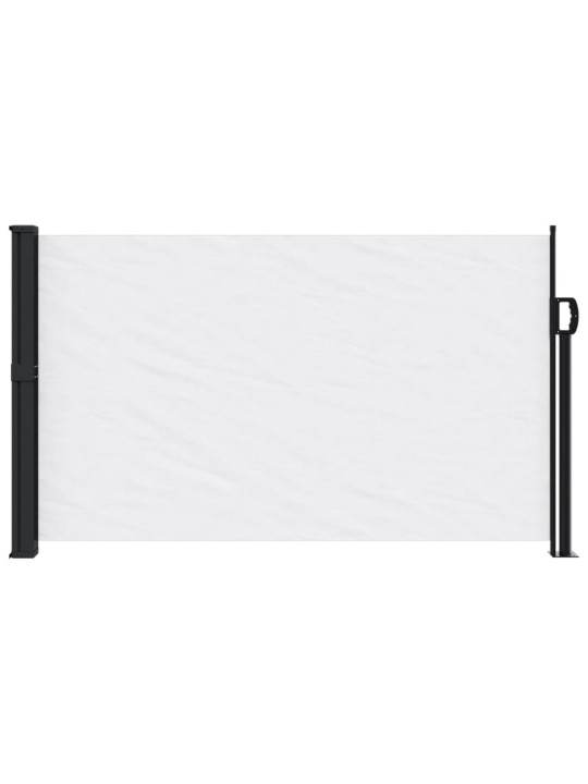 Izvelkams sānu markīze, balta, 120x500 cm