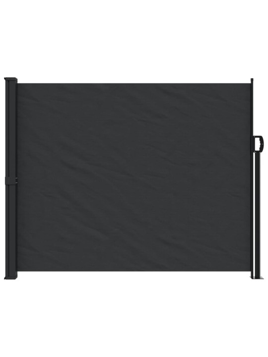 Izvelkams sānu aizslietnis, melns, 160x500 cm