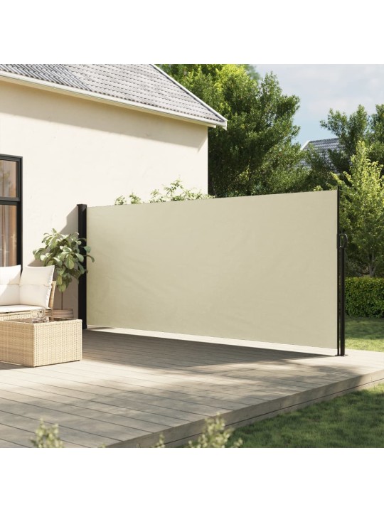 Izvelkama sānu markīze, krēmkrāsā, 160x500 cm