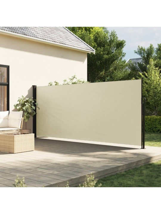 Izvelkama sānu markīze, krēmkrāsā, 180x500 cm