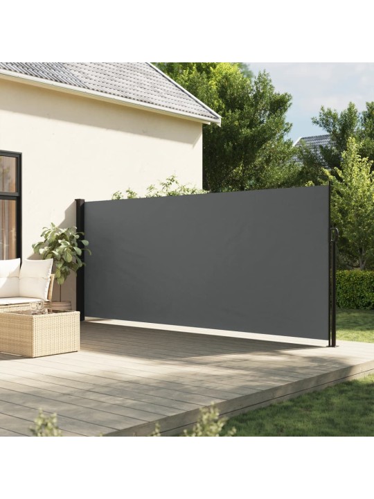 Izvelkama sānu markīze, antracītpelēka, 180x500 cm