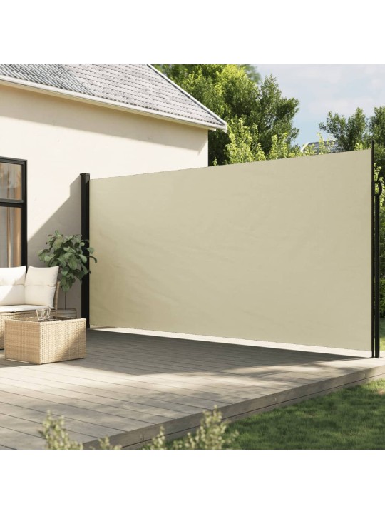 Izvelkama sānu markīze, krēmkrāsā, 220x500 cm