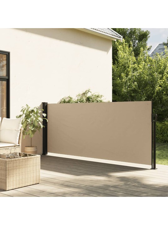 Izvelkama sānu markīze, bēša, 140x600 cm