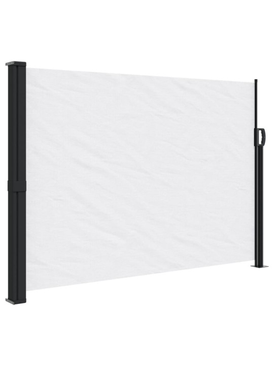 Izvelkama sānu markīze, balta, 140x600 cm