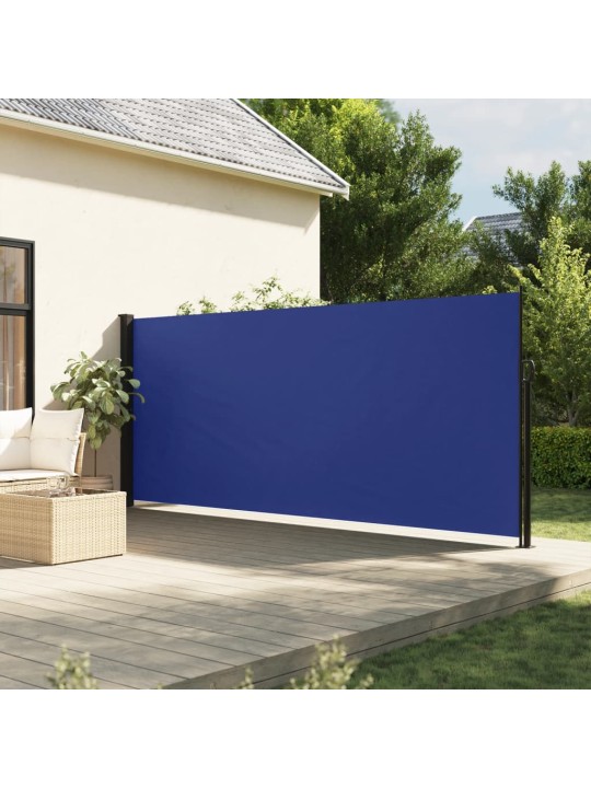 Izvelkama sānu markīze, zila, 180x600 cm