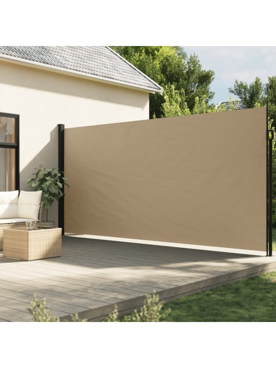 Izvelkama sānu markīze, bēša, 200x600 cm
