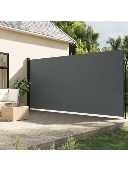 Izvelkama sānu markīze, antracītpelēka, 200x600 cm