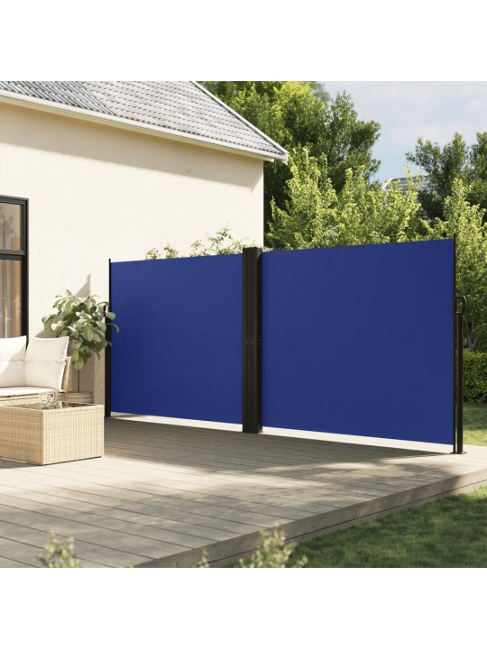 Izvelkams sānu aizslietnis, zils, 160x600 cm