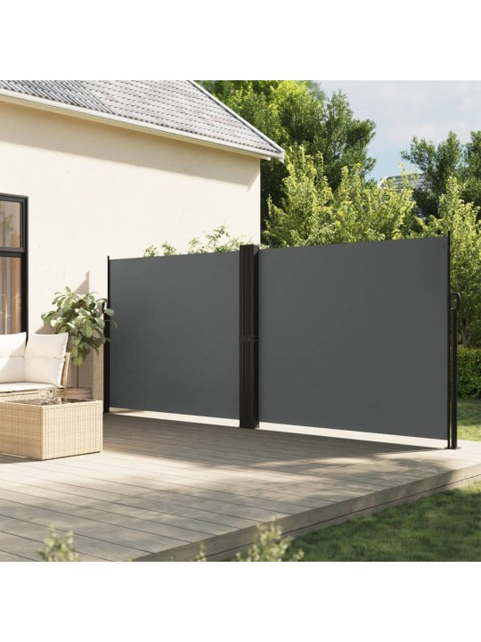 Izvelkams sānu aizslietnis, antracītpelēks, 160x600 cm