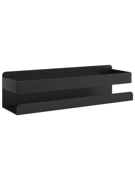 Dušas plaukts, 23x6,5x6 cm, matēts 304. klases tērauds, melns