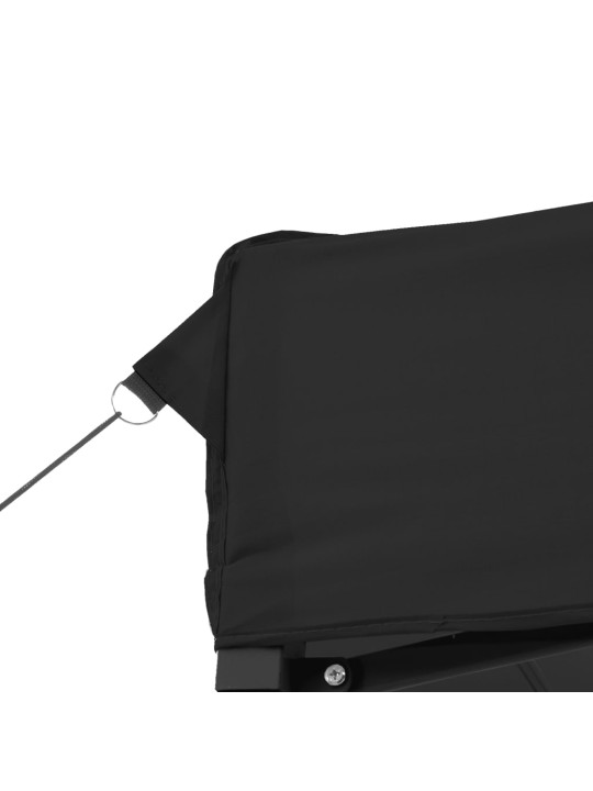 Saliekama svinību telts, melna, 580x292x315 cm
