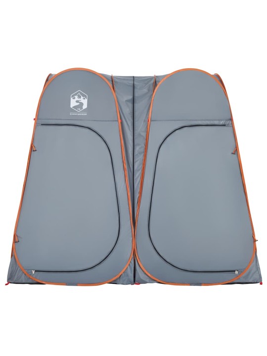 Pārģērbšanās telts, pelēka, oranža, ūdensnecaurlaidīga