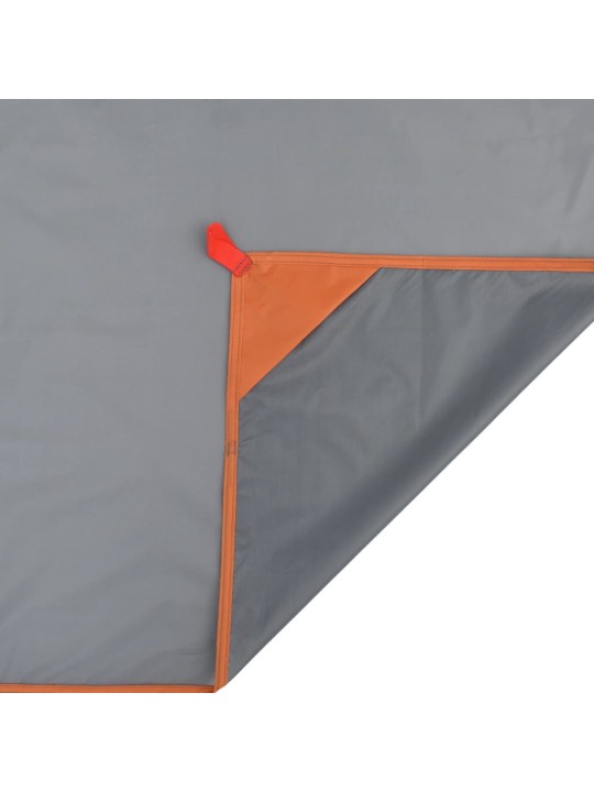 Piknika sega ar mieriņiem, pelēka, oranža, 205x155 cm