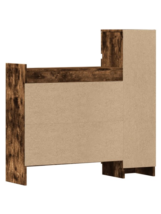 Apavu plaukts, koka krāsa, 100,5x28x100 cm, inženierijas koks