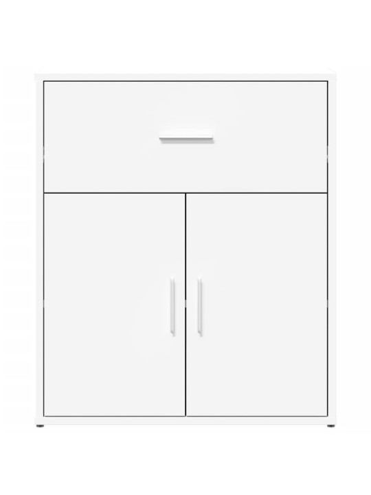 Kumode, balta, 60x31x70 cm, inženierijas koks