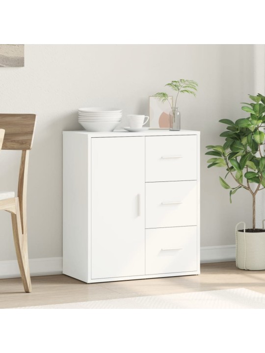 Kumode, balta, 60x31x70 cm, inženierijas koks