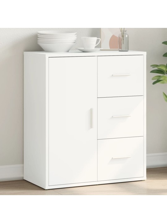 Kumode, balta, 60x31x70 cm, inženierijas koks