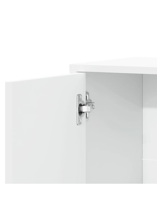 Kumode, balta, 60x31x70 cm, inženierijas koks